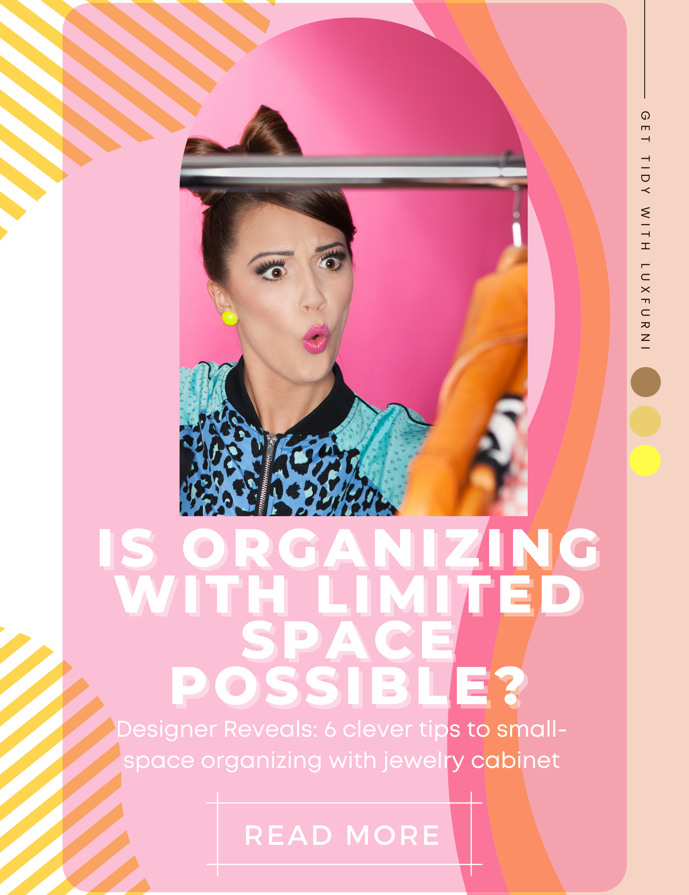 Luxfurni best jewelry organizer proposes organizing with a limited space possible