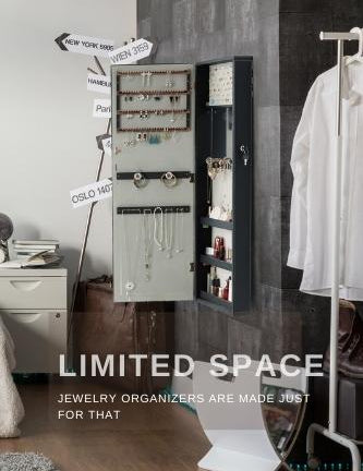 5 Chic Ways to Save Space in Your Bedroom with a Jewelry Organizer