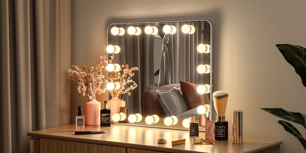 Best Hollywood Makeup Mirror by LUXFURNI