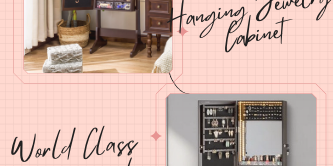 Standing or Hanging Jewelry armoire - Luxfurni