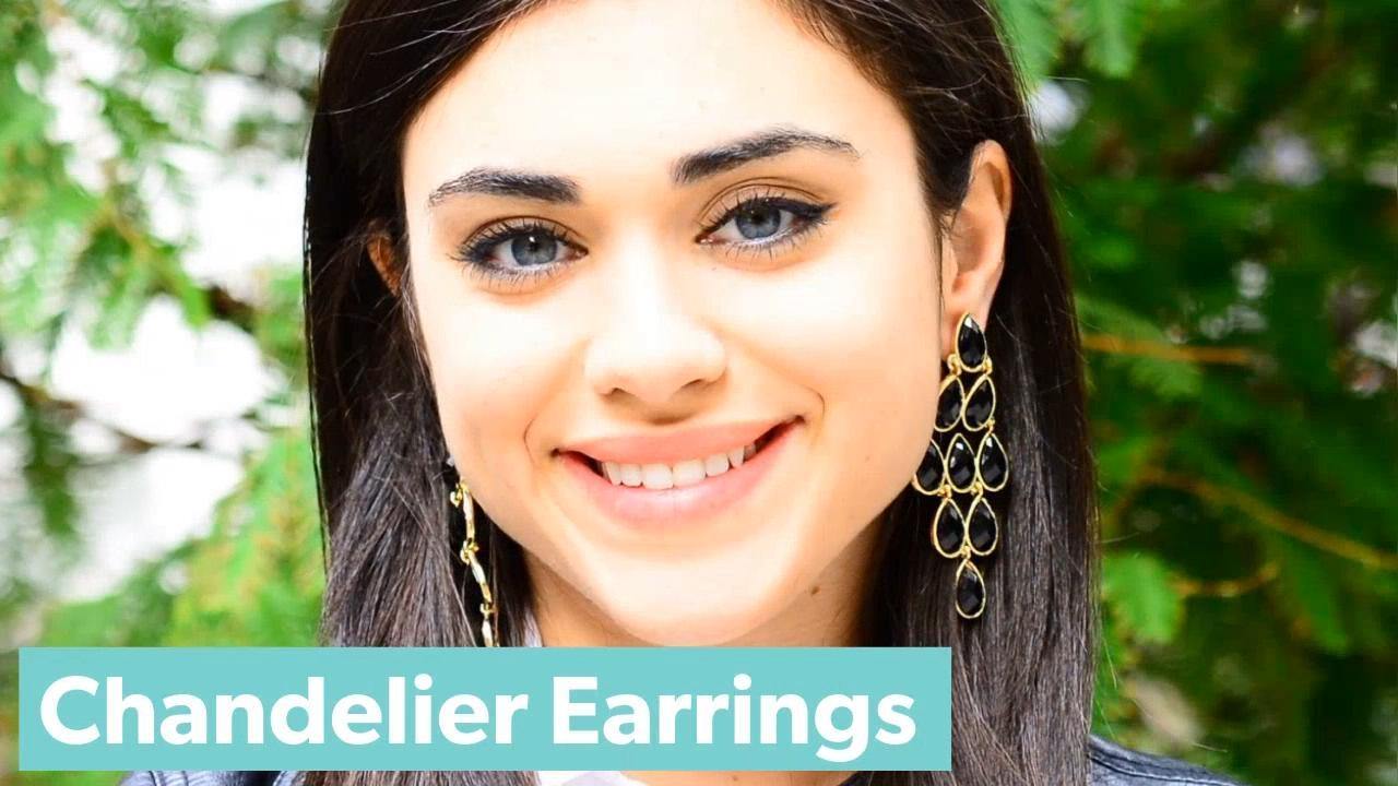How to Accessorize your Favorite White Outfit episode 8 - Wear a Pair of Chandelier Earrings - Luxfurni