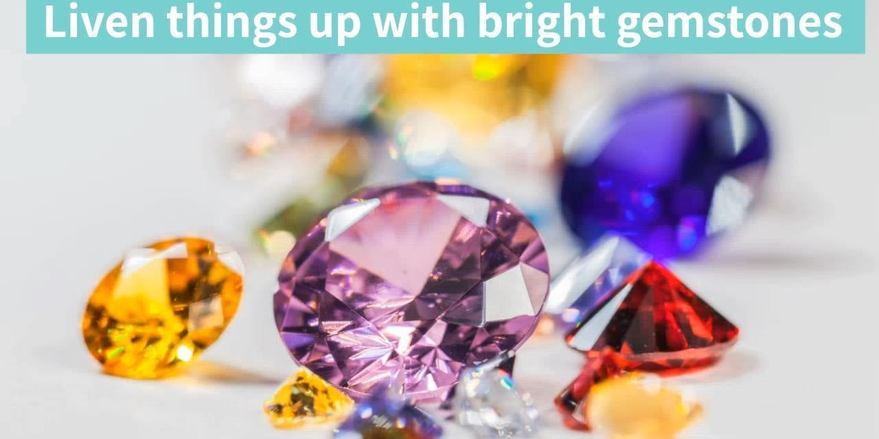 How to Accessorize your Favorite White Outfit episode 5 - Liven things up with bright gemstones - Luxfurni