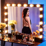 Luxfurni | Hollywood Mirror | Professional Hollywood Max2 Pro LED Vanity Mirror - Black