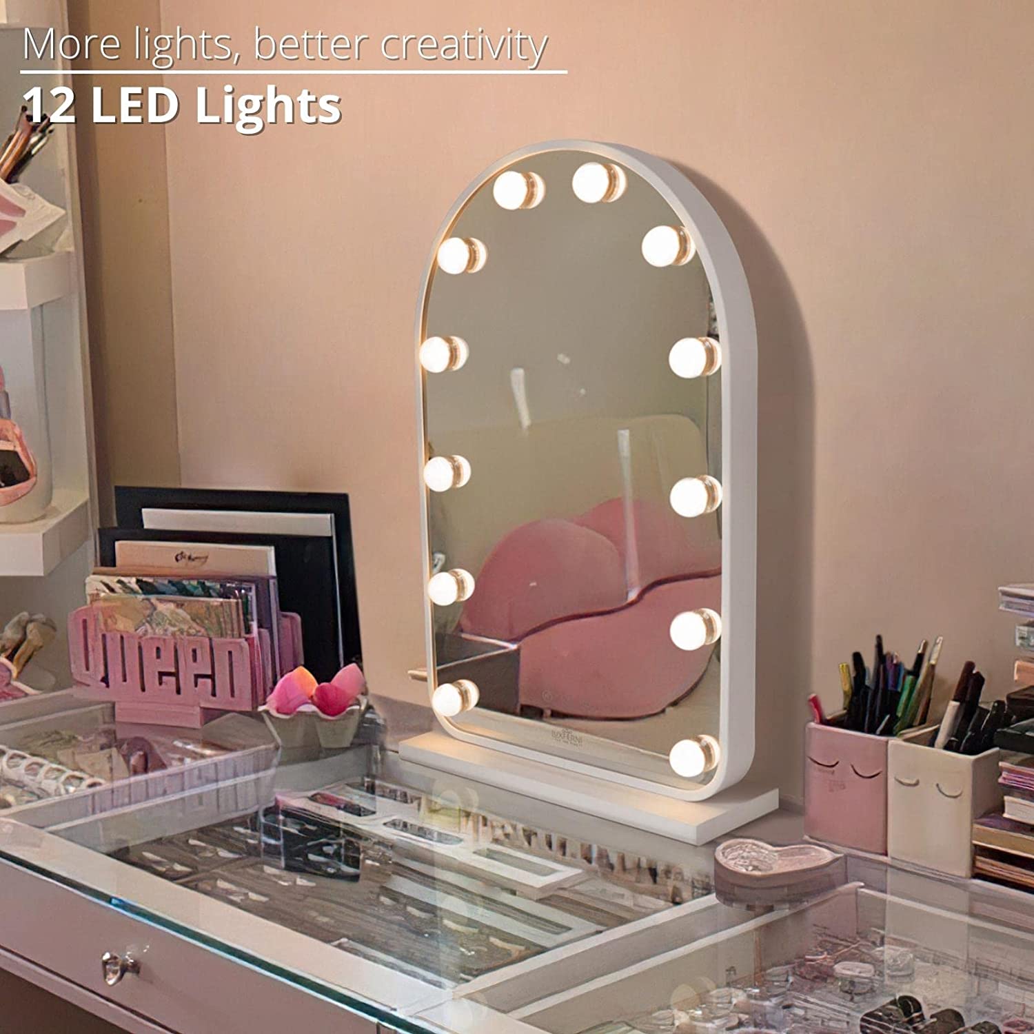 Starry 10 Hollywood Vanity Mirror, Professional LED